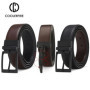 Men Belt Business Dress Belts for Men Genuine Leather Belt Reversible Buckle Brown and Black Fashion Work Casual HQ111