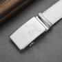 New White Double-sided Cowhide Belt for Men Fashion Casual Business Suit Accessories Luxury Design Brand Belt 3.5cm