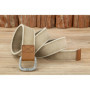 3.8cm New Simple Double Ring Alloy Buckle Woven Canvas Cotton Men's Belt Retro Casual Decorative Belt For Men Wholesale