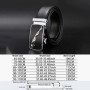 Men Belt Metal Luxury Brand Automatic Buckle Leather High Quality Belts for Men Business Work Casual Strap ZDP001A