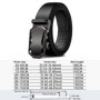 Men Belt Metal Luxury Brand Automatic Buckle Leather High Quality Belts for Men Business Work Casual Strap ZDP001A