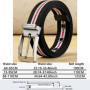 Men's Fabric Belt Canvas Belt for Drilled Webbing Casual Fashion Men's Trousers Belts Jeans Male Waist Belt Striped Strap HB072