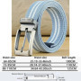 Men's Fabric Belt Canvas Belt for Drilled Webbing Casual Fashion Men's Trousers Belts Jeans Male Waist Belt Striped Strap HB072