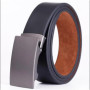 New Men's Roller Toothless Belt Leather Youth Buckle Old-fashioned Ball Belt Smooth Buckle Belts for Men Luxury Designer Brand