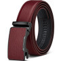 Fashionable men's business belt, leather automatic buckle belt, personalized casual belt