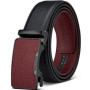 Fashionable men's business belt, leather automatic buckle belt, personalized casual belt
