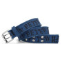 Jeans Men's Belt Water-washed Fabric Double Breasted Fashion Personality Jeans Accessory Student Belt 4.0cm