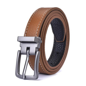 New Style Fashion Children Leather Belts Design Alloy Pin Buckle Boys Girls Kid Casual Waistband Jeans Adjustable Men's Belt