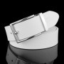 Casual pin buckle designer belts men genuine leather 3.3cm wide luxury famous brand student jeans cintos masculinos white B78