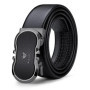 Genuine leather automatic buckle belt, personalized men's fashion belt, high-end pants belt for formal wear