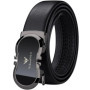 Genuine leather automatic buckle belt, personalized men's fashion belt, high-end pants belt for formal wear
