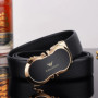 Genuine leather automatic buckle belt, personalized men's fashion belt, high-end pants belt for formal wear