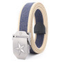 Men's 38mm Tactical Fashion Belt Designer Buckle Pentagram Canvas Belt for Jeans Versatile And Stylish Mens Belt