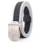 Men's 38mm Tactical Fashion Belt Designer Buckle Pentagram Canvas Belt for Jeans Versatile And Stylish Mens Belt