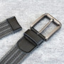 Canvas Belts Men's Fashion Casual Luxury Designer Jeans Accessories Polyester Woven Nylon Youth Stripe Pin Buckle Belts