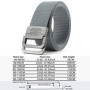 Men Belts Automatic Buckle Metal Webbing Belts for Men Canvas Nylon High Quality Strap Casual Sports Students HB009