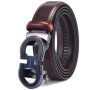 Men's Automatic Ratchet Buckle Sliding Belt, Suitable for Casual Decoration