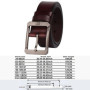 Coolerfire genuine leather belts for men brand male pin buckle jeans cowboy Mens Belt Luxury Designer High Quality Leather belt