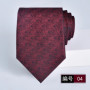 necktie for man burgundy tie Luxury Wine red tie Groom Wedding Accessories Dot Stripe gravata 8cm Neckties Men's ties