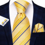 Black Red Striped Wedding Tie For Men Handky Cufflink Gift Men Necktie Fashion Business Party Dropshiping Hi-Tie Designer