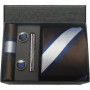 Classic 100 Silk Men's Ties In Gift box 8cm Plaid Dot Striped Business Necktie Handkerchief Cufflinks Wedding Party Tie Set