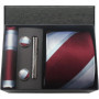 Classic 100 Silk Men's Ties In Gift box 8cm Plaid Dot Striped Business Necktie Handkerchief Cufflinks Wedding Party Tie Set