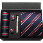 Classic 100 Silk Men's Ties In Gift box 8cm Plaid Dot Striped Business Necktie Handkerchief Cufflinks Wedding Party Tie Set