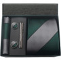 Classic 100 Silk Men's Ties In Gift box 8cm Plaid Dot Striped Business Necktie Handkerchief Cufflinks Wedding Party Tie Set