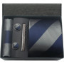 Classic 100 Silk Men's Ties In Gift box 8cm Plaid Dot Striped Business Necktie Handkerchief Cufflinks Wedding Party Tie Set