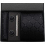 Classic 100 Silk Men's Ties In Gift box 8cm Plaid Dot Striped Business Necktie Handkerchief Cufflinks Wedding Party Tie Set