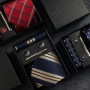 Classic 100 Silk Men's Ties In Gift box 8cm Plaid Dot Striped Business Necktie Handkerchief Cufflinks Wedding Party Tie Set