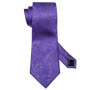 Fashion Silk Purple Solid Mens Wedding Tie Hanky Set Barry.Wang Designer Paisley Floral Neckties For Mens Gift Party Groom