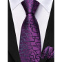 Hi-Tie Boy Silk Tie For Children Navy Blue Plaid Luxury Designer Handky Child Necktie 120CM Long 6CM Wide Fashion Student Tie