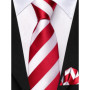Hi-Tie Boy Silk Tie For Children Navy Blue Plaid Luxury Designer Handky Child Necktie 120CM Long 6CM Wide Fashion Student Tie