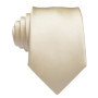 Champagne Ivory Solid 2023 New Elegant Mens Ties Hanky Cufflink Silk Necktie For Men Wedding Party Business Fashion Brand Hi-Tie