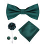 Hi-Tie Luxury Gold Silk Bow Ties for Men Fashion Men's Yellow Bowtie Handkerchief Cufflinks Brooch Set butterfly Wedding Set