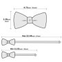 Hi-Tie Orange Tangerine Silk Mens Bow Tie Hankerchief Cufflinks Set Pre-tied Butterfly Knot Bowtie for Male Wedding Business