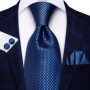Hi-Tie 8.5cm Business Black Solid Paisley Men's Tie Neck Strip Ties for Men Formal Luxury Wedding Party Suit Neckties Gravatas