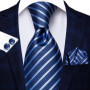 Hi-Tie 8.5cm Business Black Solid Paisley Men's Tie Neck Strip Ties for Men Formal Luxury Wedding Party Suit Neckties Gravatas