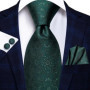 Hi-Tie 8.5cm Business Black Solid Paisley Men's Tie Neck Strip Ties for Men Formal Luxury Wedding Party Suit Neckties Gravatas