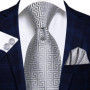 Hi-Tie 8.5cm Business Black Solid Paisley Men's Tie Neck Strip Ties for Men Formal Luxury Wedding Party Suit Neckties Gravatas