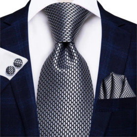 Hi-Tie 8.5cm Business Black Solid Paisley Men's Tie Neck Strip Ties for Men Formal Luxury Wedding Party Suit Neckties Gravatas