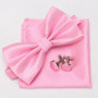 Men Bowtie Set 3pcs Plaids Classic Fashion Wedding Party Formal Cufflinks Bow Tie Handkerchief Cuff Links Lots Three Piece Set
