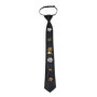 Fashion Versatile Flowers Insect Tie Black Luxury Design Shirt Tie Autumn Creativity Multi Element Splicing Accessories