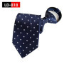 Pre-tied Necktie For Men Women Paisley Style Zipper Tie Plaid Stripes Jacquard Classic 8cm Business Tie Men Wedding Accessories