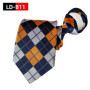 Pre-tied Necktie For Men Women Paisley Style Zipper Tie Plaid Stripes Jacquard Classic 8cm Business Tie Men Wedding Accessories
