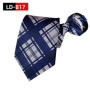 Pre-tied Necktie For Men Women Paisley Style Zipper Tie Plaid Stripes Jacquard Classic 8cm Business Tie Men Wedding Accessories