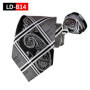 Pre-tied Necktie For Men Women Paisley Style Zipper Tie Plaid Stripes Jacquard Classic 8cm Business Tie Men Wedding Accessories