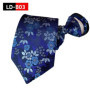 Pre-tied Necktie For Men Women Paisley Style Zipper Tie Plaid Stripes Jacquard Classic 8cm Business Tie Men Wedding Accessories