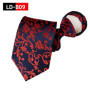 Pre-tied Necktie For Men Women Paisley Style Zipper Tie Plaid Stripes Jacquard Classic 8cm Business Tie Men Wedding Accessories